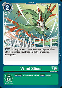 Wind Slicer (EX7-069) (V.1)⁣ - Digimon Liberator⁣ (Common)⁣ [069]