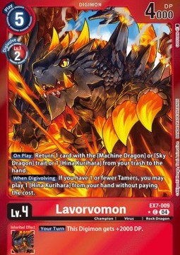 Lavorvomon (EX7-009) (V.2)⁣ - Digimon Liberator⁣ (Alternative Art)⁣ [009]