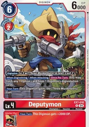 Deputymon (EX7-010)⁣ - Digimon Liberator⁣ (Rare)⁣ [010]