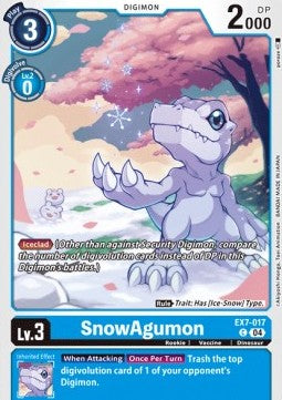 SnowAgumon (EX7-017) (V.1)⁣ - Digimon Liberator⁣ (Common)⁣ [017]