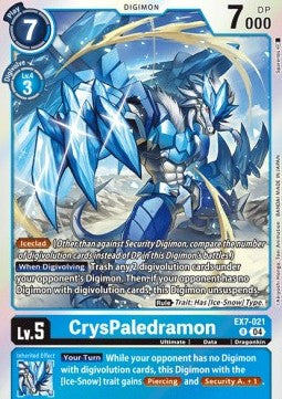 CrysPaledramon (EX7-021)⁣ - Digimon Liberator⁣ (Rare)⁣ [021]