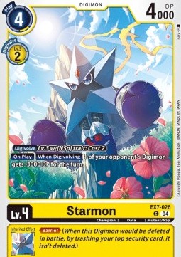 Starmon (EX7-026) (V.1)⁣ - Digimon Liberator⁣ (Common)⁣ [026]