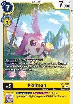 Piximon (EX7-028) (V.1)⁣ - Digimon Liberator⁣ (Common)⁣ [028]