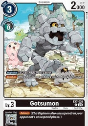 Gotsumon (EX7-038) (V.1)⁣ - Digimon Liberator⁣ (Uncommon)⁣ [038]