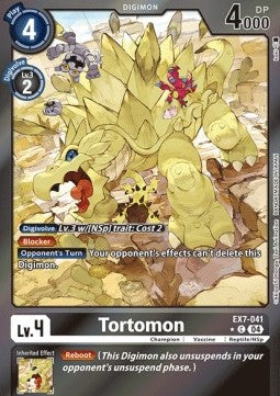 Tortomon (EX7-041) (V.2)⁣ - Digimon Liberator⁣ (Alternative Art)⁣ [041]
