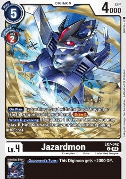 Jazardmon (EX7-042) (V.1)⁣ - Digimon Liberator⁣ (Common)⁣ [042]