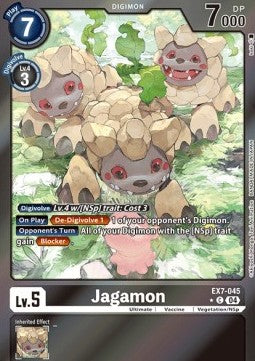 Jagamon (EX7-045) (V.2)⁣ - Digimon Liberator⁣ (Alternative Art)⁣ [045]