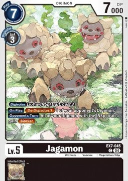 Jagamon (EX7-045) (V.1)⁣ - Digimon Liberator⁣ (Common)⁣ [045]