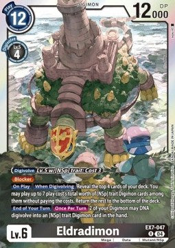 Eldradimon (EX7-047)⁣ - Digimon Liberator⁣ (Rare)⁣ [047]