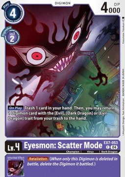 Eyesmon: Scatter Mode (EX7-053) (V.1)⁣ - Digimon Liberator⁣ (Common)⁣ [053]