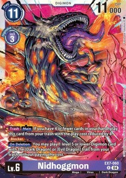Nidhoggmon (EX7-060)⁣ - Digimon Liberator⁣ (Rare)⁣ [060]