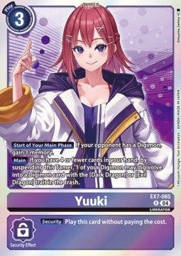 Yuuki (EX7-065) (V.1)⁣ - Digimon Liberator⁣ (Rare)⁣ [065]