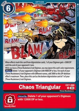 Chaos Triangular (EX7-066) (V.1)⁣ - Digimon Liberator⁣ (Uncommon)⁣ [066]