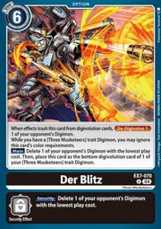 Der Blitz (EX7-070) (V.1)⁣ - Digimon Liberator⁣ (Uncommon)⁣ [070]