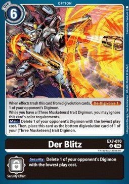 Der Blitz (EX7-070) (V.1)⁣ - Digimon Liberator⁣ (Uncommon)⁣ [070]