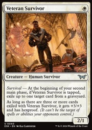 Veteran Survivor⁣ - Duskmourn: House of Horror⁣ (Uncommon)⁣ [40]