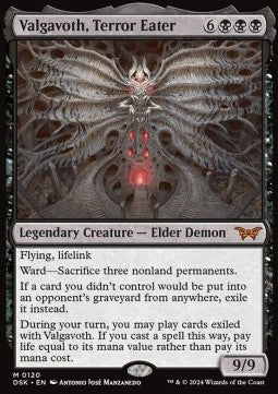 Valgavoth, Terror Eater⁣ - Duskmourn: House of Horror⁣ (Mythic)⁣ [120]