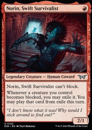 Norin, Swift Survivalist⁣ - Duskmourn: House of Horror⁣ (Uncommon)⁣ [145]