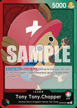 Tony Tony.Chopper (OP08-001) (V.1)⁣ - Two Legends⁣ (Leader)⁣ [001]