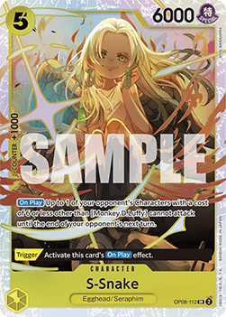 S-Snake (OP08-112) (V.1) - Two Legends (Super Rare) [OP08-112]