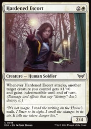 Hardened Escort⁣ - Duskmourn: House of Horror⁣ (Common)⁣ [16]