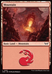 Mountain (V.1)⁣ - Duskmourn: House of Horror⁣ (Land)⁣ [283]