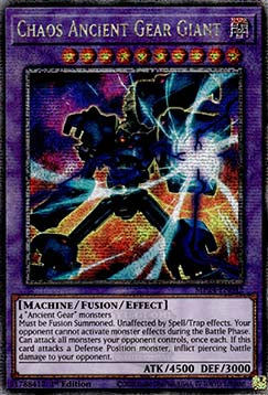 Chaos Ancient Gear Giant⁣ - 25th Anniversary Tin: Dueling Mirrors⁣ (Quarter Century Secret Rare)⁣ [042]