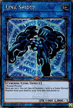 Link Spider⁣ - 25th Anniversary Tin: Dueling Mirrors⁣ (Quarter Century Secret Rare)⁣ [045]