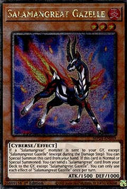 Salamangreat Gazelle⁣ - 25th Anniversary Tin: Dueling Mirrors⁣ (Quarter Century Secret Rare)⁣ [049]