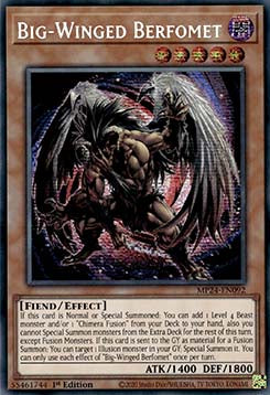 Big-Winged Berfomet⁣ - 25th Anniversary Tin: Dueling Mirrors⁣ (Secret Rare)⁣ [092]