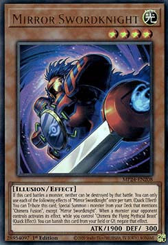 Mirror Swordknight⁣ - 25th Anniversary Tin: Dueling Mirrors⁣ (Ultra Rare)⁣ [208]