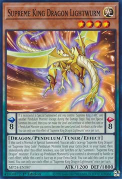 Supreme King Dragon Lightwurm⁣ - 25th Anniversary Tin: Dueling Mirrors⁣ (Common)⁣ [387]