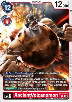 AncientVolcanomon (BT18-017)⁣ - Special Booster Ver 2.0⁣ (Uncommon)⁣ [017]
