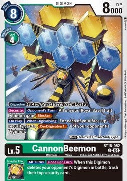 CannonBeemon (BT18-052)⁣ - Special Booster Ver 2.0⁣ (Uncommon)⁣ [052]