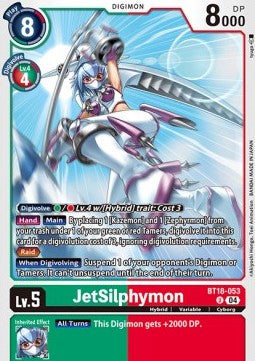 JetSilphymon (BT18-053)⁣ - Special Booster Ver 2.0⁣ (Uncommon)⁣ [053]