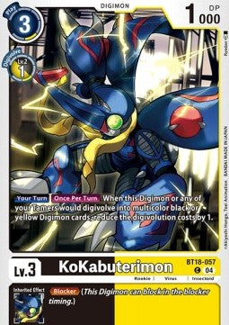 KoKabuterimon (BT18-057)⁣ - Special Booster Ver 2.0⁣ (Common)⁣ [057]