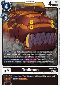 Trailmon (BT18-061)⁣ - Special Booster Ver 2.0⁣ (Common)⁣ [061]