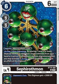 Sephirothmon (BT18-066)⁣ - Special Booster Ver 2.0⁣ (Common)⁣ [066]