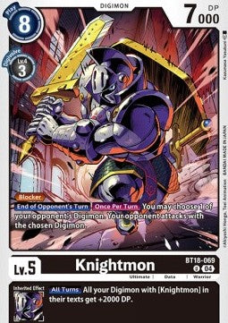 Knightmon (BT18-069)⁣ - Special Booster Ver 2.0⁣ (Uncommon)⁣ [069]