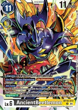 AncientBeetlemon (BT18-072)⁣ - Special Booster Ver 2.0⁣ (Rare)⁣ [072]