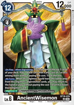 AncientWisemon (BT18-074)⁣ - Special Booster Ver 2.0⁣ (Uncommon)⁣ [074]
