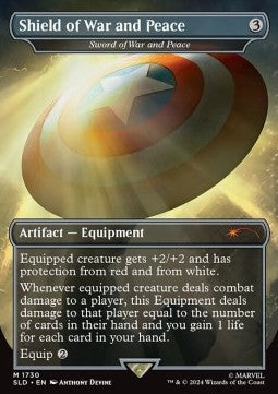 Sword of War and Peace⁣ - Secret Lair Drop Series: Marvel Superdrop⁣ (Mythic)⁣ [1730]