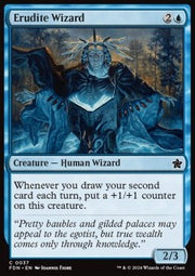 Erudite Wizard⁣ - Magic: The Gathering Foundations⁣ (Common)⁣ [37]