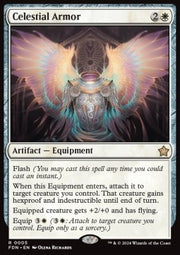 Celestial Armor - Magic: The Gathering Foundations (Rare) [FDN-5]