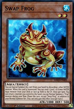 Swap Frog (V.1 - Super Rare)⁣ - Quarter Century Bonanza⁣ (Super Rare)⁣ [005]