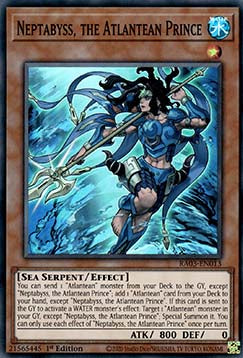 Neptabyss, the Atlantean Prince (V.1 - Super Rare)⁣ - Quarter Century Bonanza⁣ (Super Rare)⁣ [013]