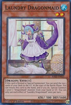 Laundry Dragonmaid (V.1 - Super Rare)⁣ - Quarter Century Bonanza⁣ (Super Rare)⁣ [021]