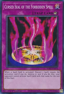 Cursed Seal of the Forbidden Spell (V.1 - Super Rare)⁣ - Quarter Century Bonanza⁣ (Super Rare)⁣ [076]