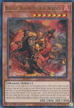 Blaster, Dragon Ruler of Infernos (V.2 - Ultra Rare)⁣ - Quarter Century Bonanza⁣ (Ultra Rare)⁣ [010]