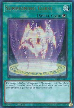 Summoning Curse (V.2 - Ultra Rare)⁣ - Quarter Century Bonanza⁣ (Ultra Rare)⁣ [057]